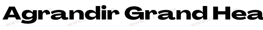 Agrandir Grand Heavy字体转换